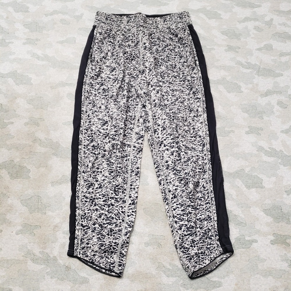 Lululemon Pants Womens 4 Gray Crop Pull On Gym Fitness Yoga